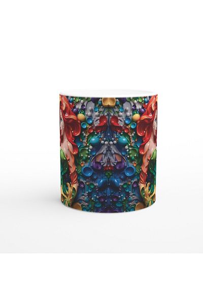 MESCHAIN Colorful Mermaid Printed Mug