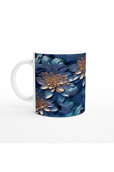 MESCHAIN كوب بتصميم زهرة أناقة الليل