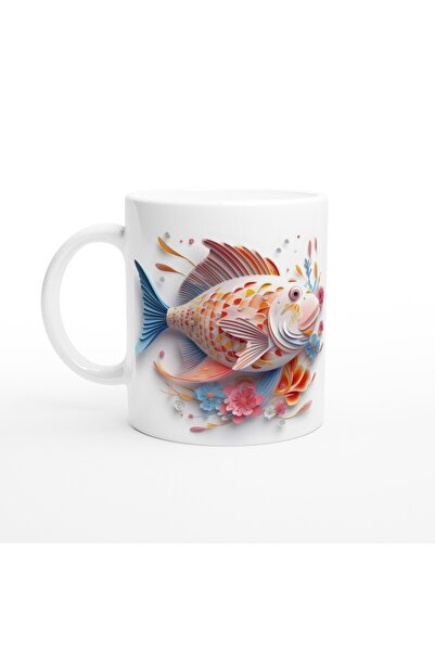 MESCHAIN كوب فني على شكل سمكة زهرية على شكل بحر