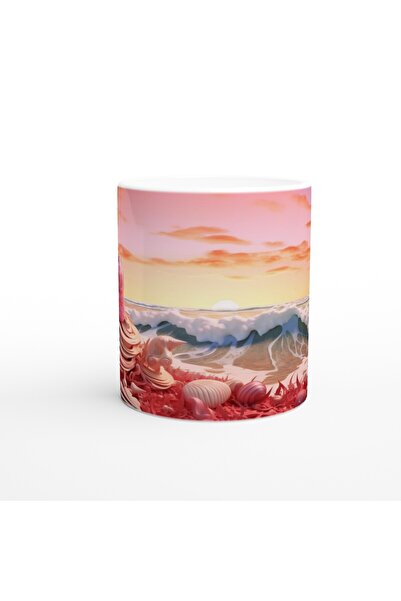 MESCHAIN كوب مجموعة شل على غروب الشمس