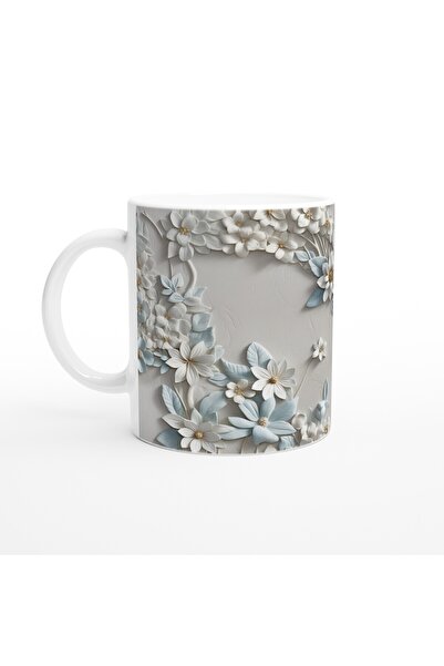 MESCHAIN كوب زهرة النعمة البيضاء