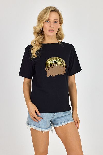 Butikgiz Artificial Intelligence Design Digital Custom Printed 100% Cotton Combed Regular Fit T-Shirt