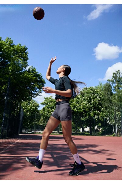 Nike Jordan Sport Legging Short Gri Kadın Şort
