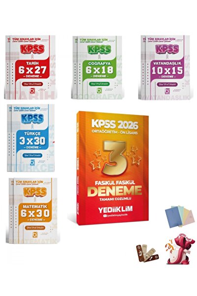 Yediiklim Yayınları Yediiklim 2026 Kpss Ortaöğretim-Önlisans Genel Yetenek Ge...