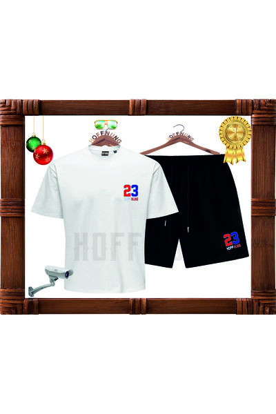 HOFFNUNG Full Shorts Printed Cfu T-Shirt with Shorts - Bottom Top Double Set