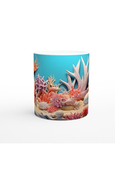 Generic Brand Abstract Coral World Mug
