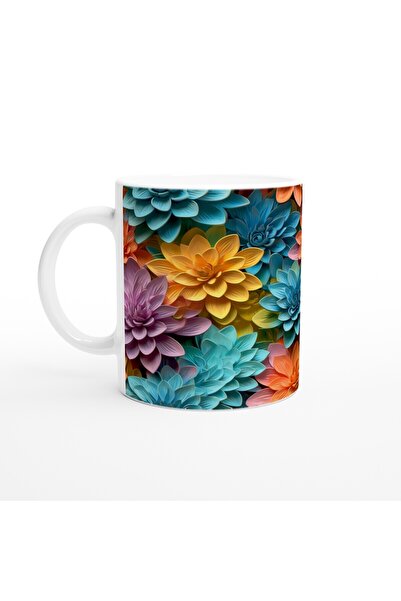 MESCHAIN كوب زهور ملون