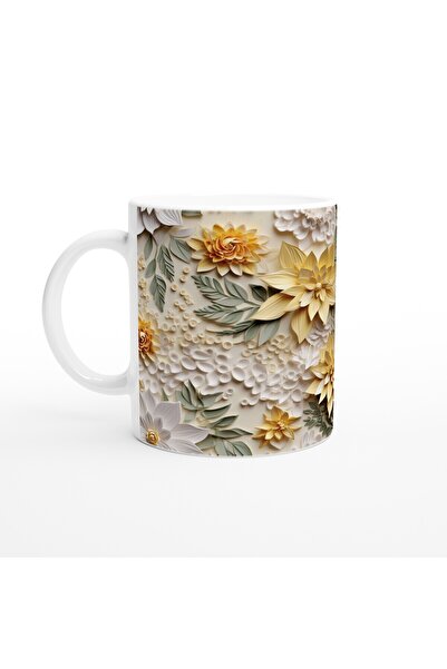 MESCHAIN كوب زهور صفراء في الضوء الطبيعي