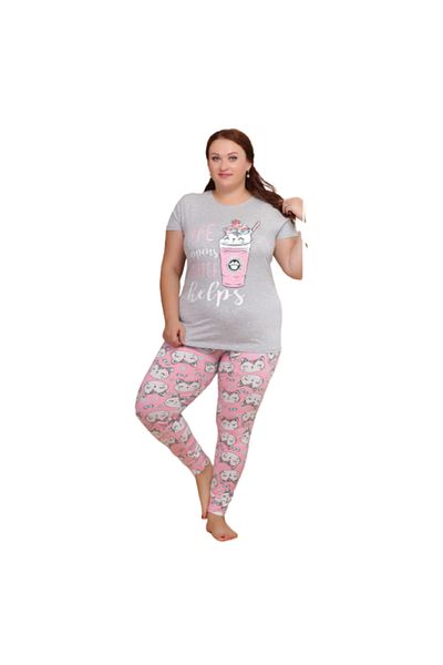 Generic Women's oversized cotton pajamas