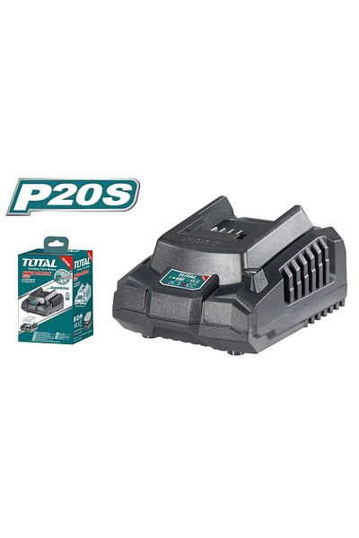 TOTAL Fast intelligent charger 20 V (2 A) - TFCLI 2001