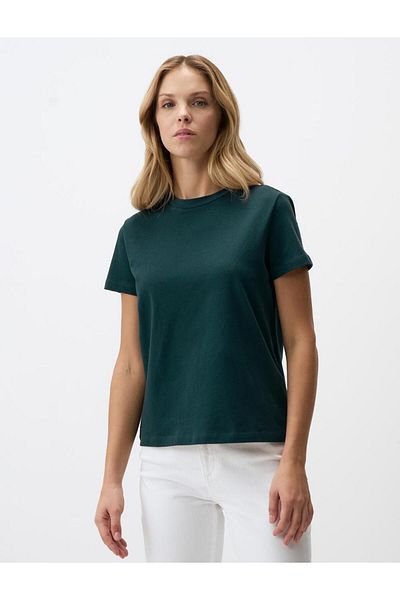 Jimmy Key Crew Neck Basic Cotton T-Shirt