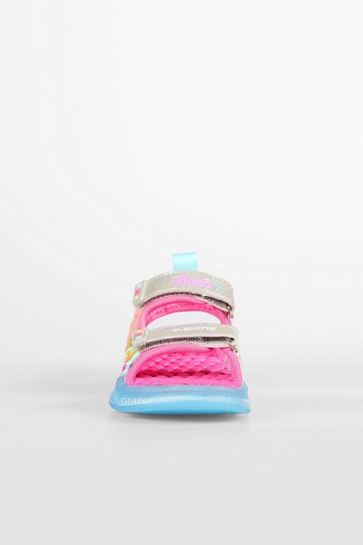 Vicco Hafif ve Esnek Taban Kelebekli Kız Çocuk Işıklı Sandalet