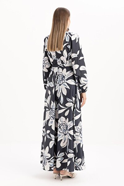 ALLDAY Women's Patterned Belted Dress S60176A0