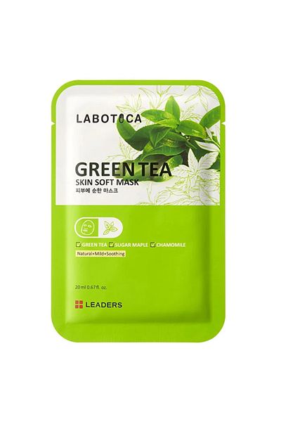 Leaders Labotica Mask - Green Tea Content - Soothing Effect - 20 ml