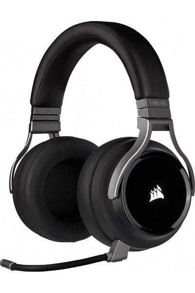 Corsair Virtuoso RGB Wireless Gaming Headset, High-Fidelity 7.1 Surround Sound, Memory Foam Earcups,