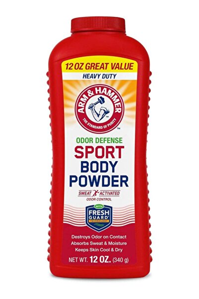 Arm&Hammer بودرة الجسم الرياضية آرم آند هامر، مزيلة للروائح الكريهة، تمتص الع...