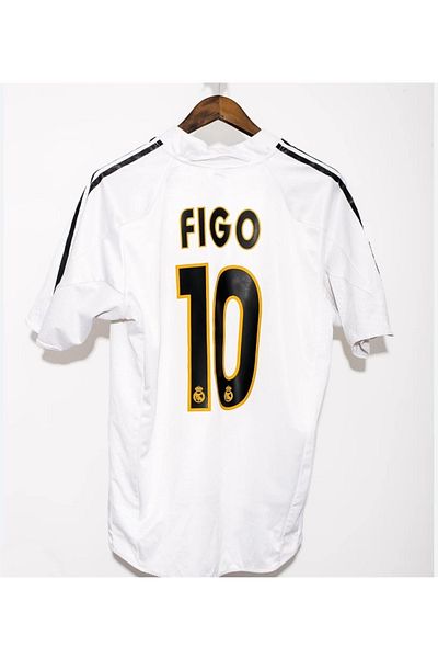 MONTENERO R.E.A.L M.A.D.R.I.D 2004/05 Season Luis Figo Nostalgia Jersey