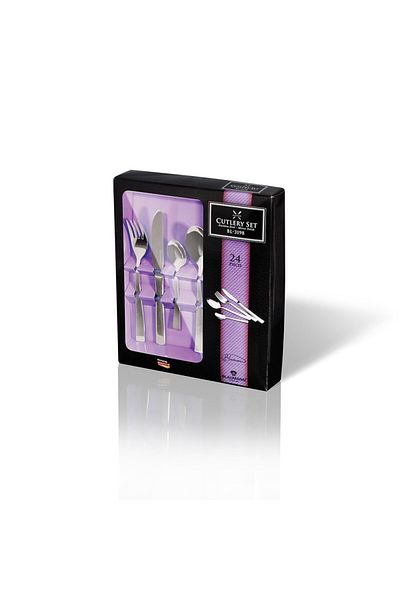 Blaumann Cutlery set, 24 pieces, Blaumann, Stainless Steel, BL/3198
