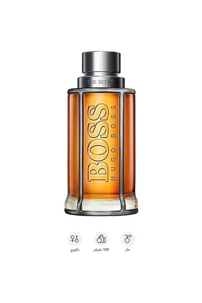 Hugo Boss عطر BOSS The Scent أو دو تواليت للرجال، 100 مل (3.3 أونصة)