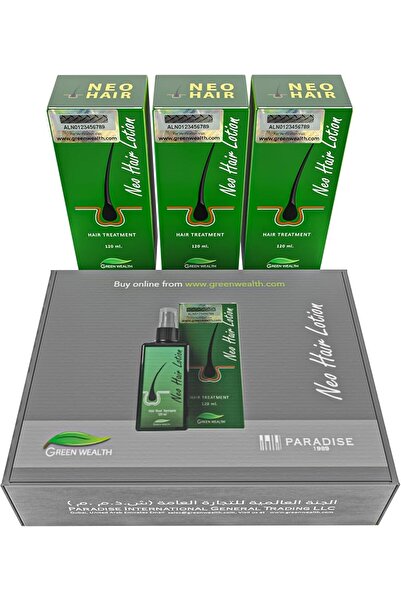 New Bright لوشن الشعر الجديد من جرين ويلث، مغذي للجذور، عبوة من 3 قطع، 120 مل