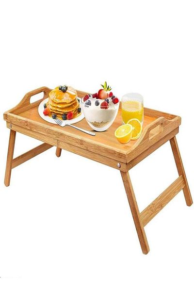 DVINA Multi-purpose wooden tray on legs