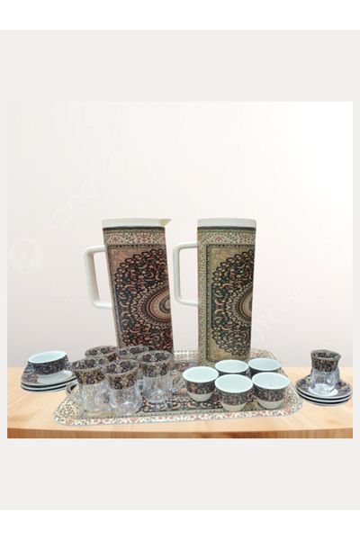 Generic 21-piece hospitality thermos set