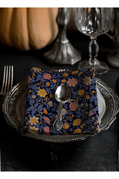 ARS DT 6 ADET Desenli Kumaş SUNUMLUK Peçete Amerikan Servis