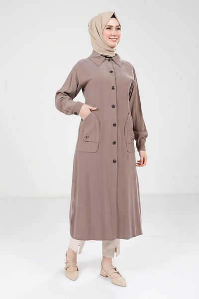 Beyza Wear and Remove Mink with Pocket Accessories 9353