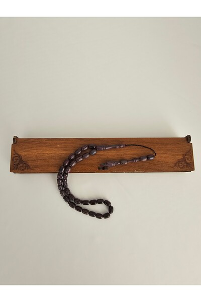 Zivazer Store مسبحة خشبية مقاس 33 كبسولة مقاس 9*6