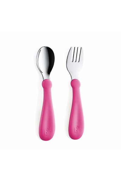 Babyjem BabyJem Stainless Steel Children's Cutlery Set (Color: Gray)