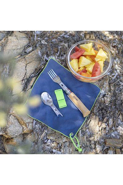 Opinel Set of 2 picnic cutlery, stainless steel, "Picnic Plus" - Opinel