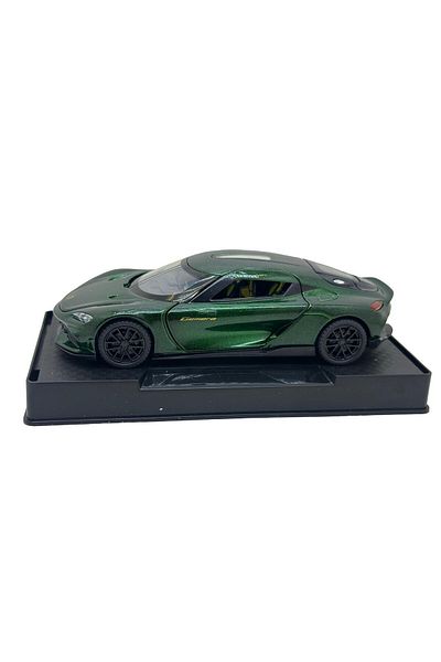 JPT Koenigsegg Gemera green model 1:32 with sound, lights, spring, butterfly opening doors
