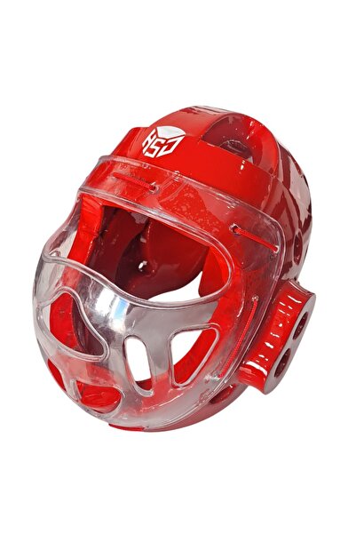 SerenityHaven Haşado Taekwondo Yüz Korumalı - Kapalı - Camlı Kask