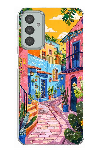 TechTree حافظة سيليكون ملونة متوافقة مع هاتف Samsung Galaxy M13 - M23