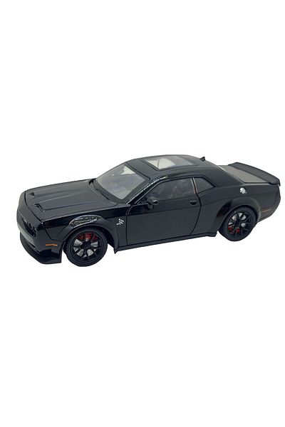 JPT Dodge Charger replica metal model black opens doors, hood, trunk, sounds and lights
