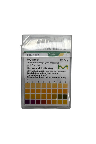 MERCK Ph Kağıdı 0-14 İndikatör Şeriti Evrensel İndikatör Kutu İçinde 100 Adet