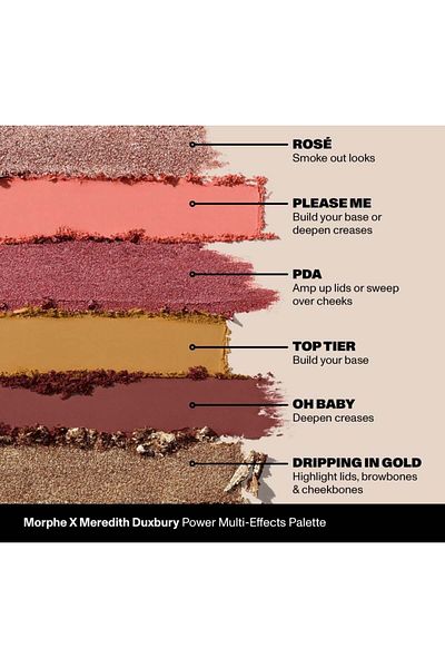 Morphe Morphe x Meredith Duxbury Power Multi-Effect Eyeshadow Palette