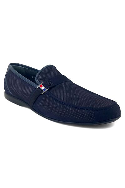 Fosco 9122 25YA Pantofi casual pentru bărbați, albastru nubuc
