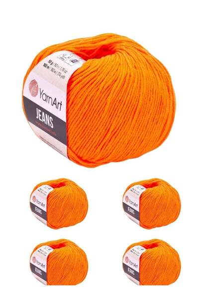 Yarnart Yarn Art Turkish Cotton Jeans Thread 5 Pieces