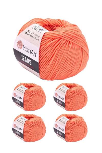 Yarnart Yarn Art Turkish Cotton Jeans Thread 5 Pieces