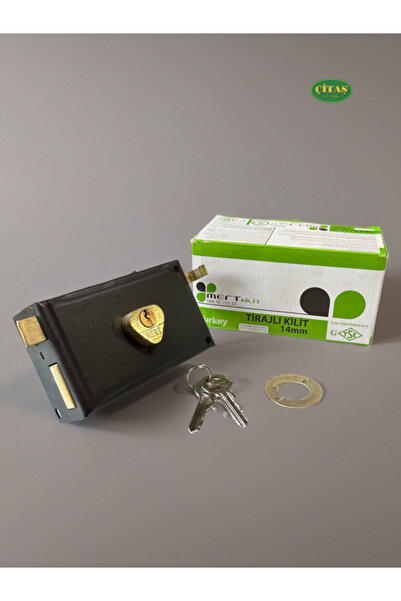 ÇİTAŞ MERT KİLİT TİRAJLI DEMİR KAPI KİLİDİ 14MM DIŞ KAPI KİLİDİ