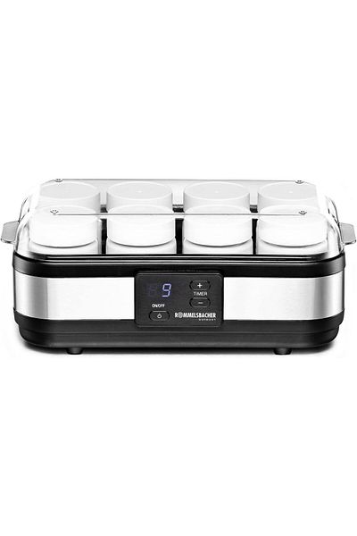 Rommelsbacher JG 40 Yogurt Maker Stainless Steel / Black