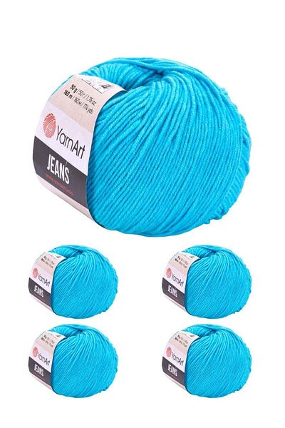 Yarnart Yarn Art Turkish Cotton Jeans Thread 5 Pieces