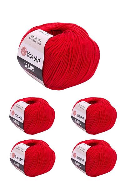 Yarnart Yarn Art Turkish Cotton Jeans Thread 5 Pieces