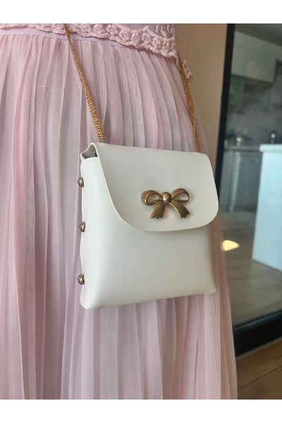 Mukteza Children's Bag with Ribbon Detail