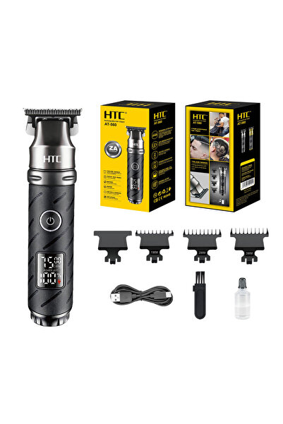 HTC AT-560 Professional Barber Powder Metallurgy Hair Clipper Zinc Alloy Body...