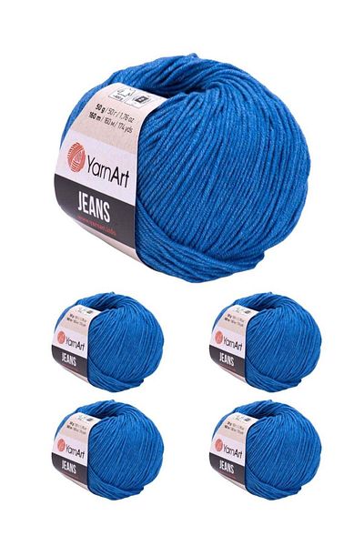 Yarnart Yarn Art Turkish Cotton Jeans Thread 5 Pieces