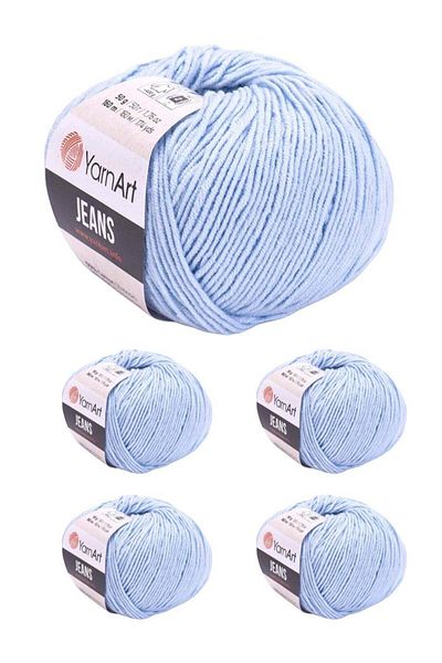 Yarnart Yarn Art Turkish Cotton Jeans Thread 5 Pieces