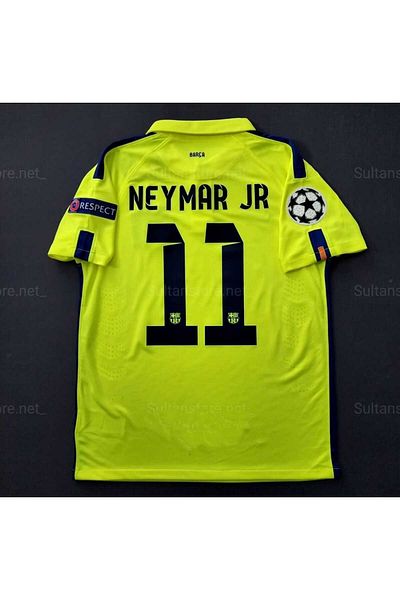 DAYIBALI DÜKKAN Dayibali Bar 2014/15 Season Neymar Jr Nostalgia Jersey (Neon)