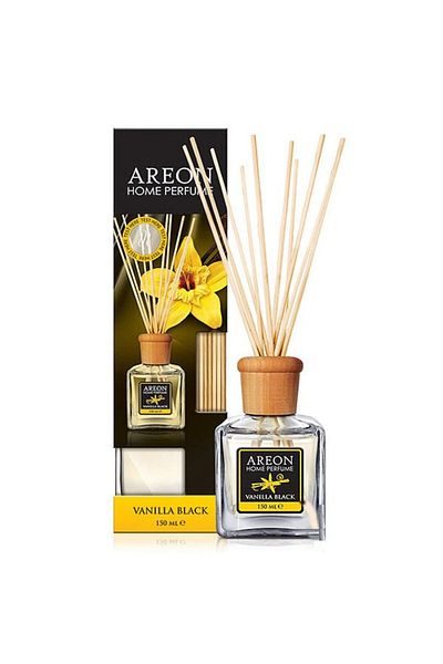 Areon Room freshener with sticks, Areon Home Perfume, 150ml Vanilla Black